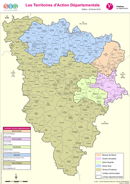 Les Territoires D'action Départementale Système D' Information Géographique Edition : 20 Février 2018