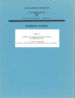 Working Papers