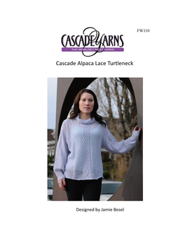 Cascade Alpaca Lace Turtleneck