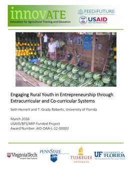 Engaging Rural Youth in Entrepreneurship Through Extracurricular and Co-Curricular Systems