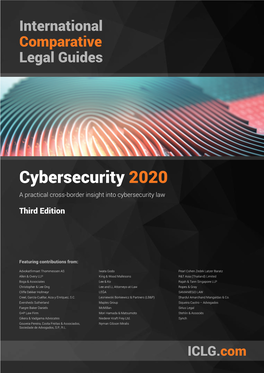 The International Comparative Legal Guide To: Cybersecurity 2020