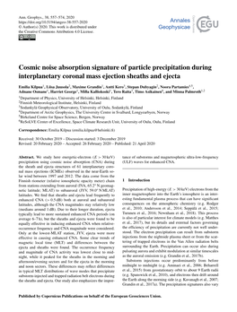 Cosmic Noise Absorption Signature of Particle Precipitation During Interplanetary Coronal Mass Ejection Sheaths and Ejecta