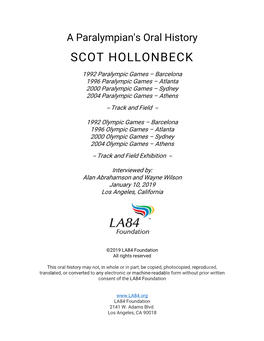 Scot Hollonbeck