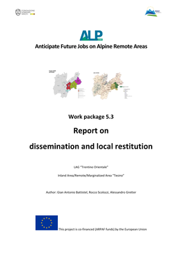 FEM WP5.2 and 5.3 Report on Dissemination and Local