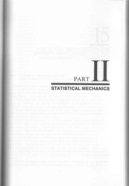 Statistical Mechanics in the Entropy Representation