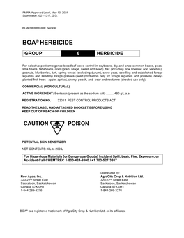 Boa® Herbicide