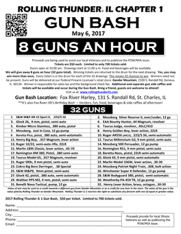 GUN BASH May 6, 2017