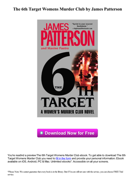 The 6Th Target Womens Murder Club by James Patterson