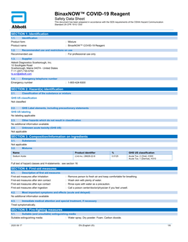 Binaxnow™ COVID-19 Reagent