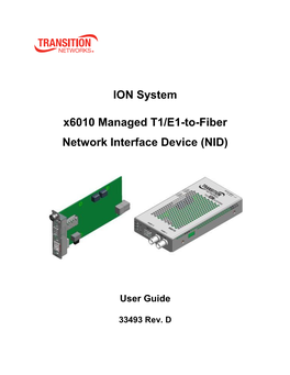 X6010 Network Interface Device (NID)