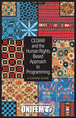 CEDAW and the Human Rights-Based Approach To
