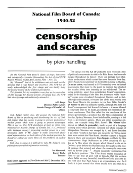 Censorship and Scares