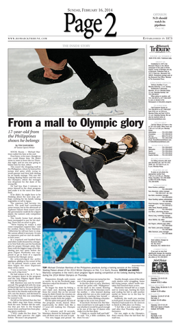 From a Mall to Olympic Glory at 701-223-2500