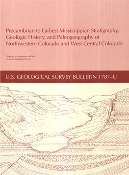 Precambrian to Earliest Mississippian Stratigraphy, Geologic History, and Paleogeography of Northwestern Colorado and West-Central Colorado
