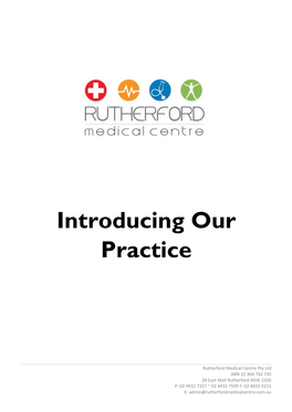 Introducing Our Practice