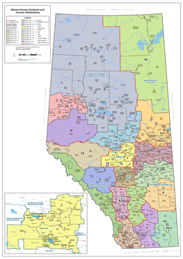 Alberta Census Subdivisions, Census Divisions and Economic Regions