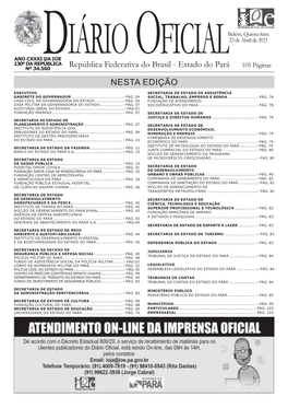 Diário Oficial Nº 34.560  1