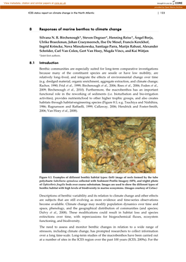 8 Responses of Marine Benthos to Climate Change