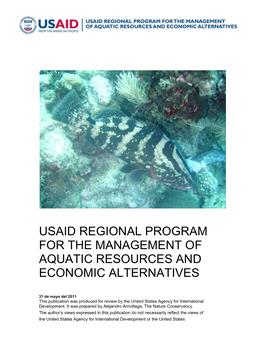 Usaid Regional Program for the Management of Aquatic Resources and Economic Alternatives