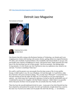 Detroit Jazz Magazine