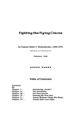 Fighting the Flying Circus