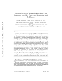 Arxiv:1903.10187V6 [Cs.AI] 24 May 2020