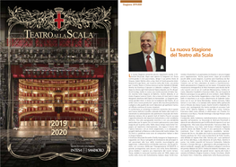 Teatro Alla Scala Stagione 2019-2020