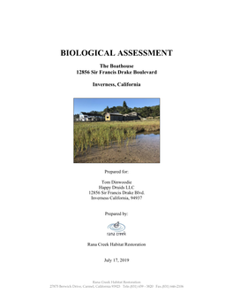 Biological Assessment