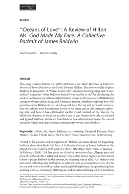 A Review of Hilton Als' God Made My Face