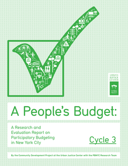 A People's Budget