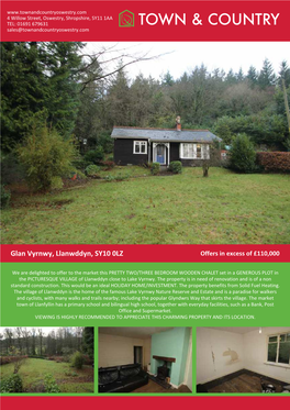 Glan Vyrnwy, Llanwddyn, SY10 0LZ Offers in Excess of £110,000