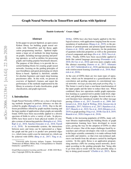 Graph Neural Networks in Tensorflow and Keras with Spektral