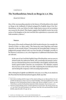 The Northumbrian Attack on Brega in A.D. 684