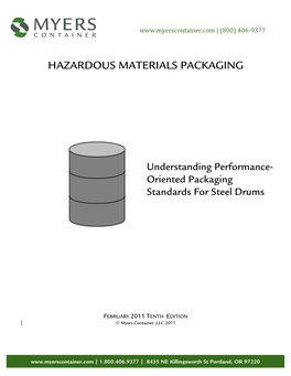 Hazardous Materials Packaging