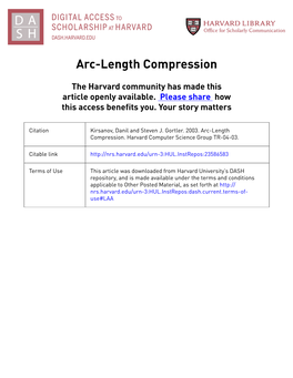 Arc-Length Compression