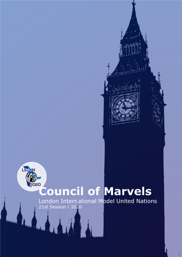 Council of Marvels London International Model United Nations 21St Session | 2020