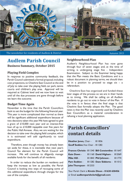 Autumn Newsletter 2015