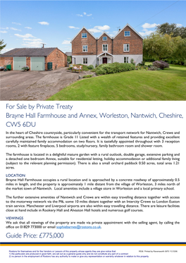 775000 for Sale by Private Treaty Brayne Hall Farmhouse