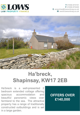 Ha'breck, Shapinsay