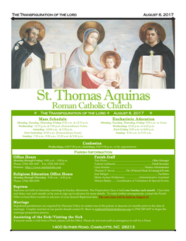 St. Thomas Aquinas Charlotte, NC