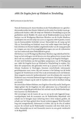 1666: De Engelse Furie Op Vlieland En Terschelling