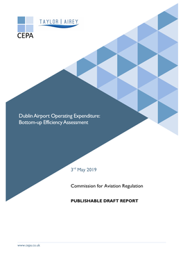 Dublin Airport Operating Expenditure: Bottom-Up Efficiency Assessment