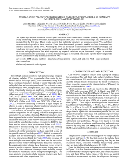 Hubble Space Telescope Observations and Geometric Models of Compact Multipolar Planetary Nebulae