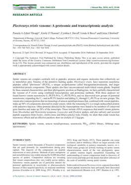 A Proteomic and Transcriptomic Analysis