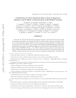 Arxiv:1412.6501V1 [Astro-Ph.CO] 19 Dec 2014 902 - 13288 Marseille Cedex 09, France