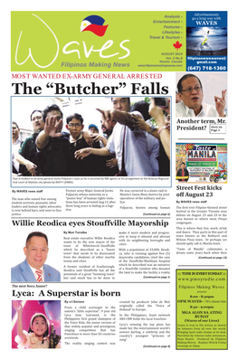 The “Butcher” Falls Willie Reodica Eyes Stouffville Mayorship