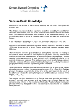 Vacuum Basic Knowledge