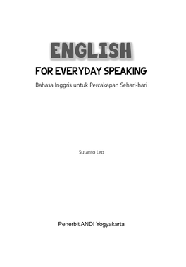 English for Everyday Speaking.Indb