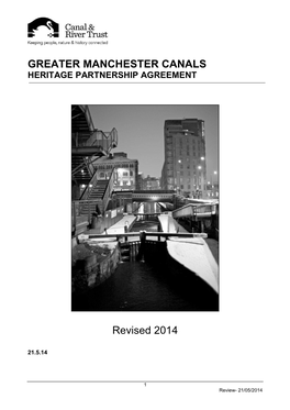 Greater Manchester Canals Heritage Partnership Agreement