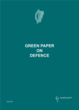 Green Paper on Defence